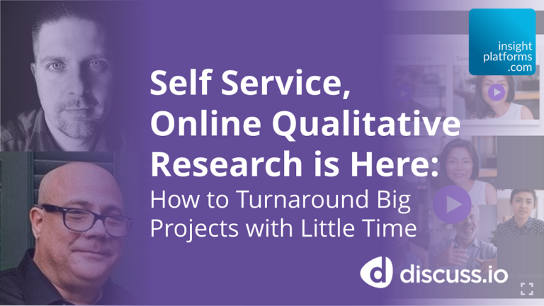 Self-Service Online Qual Masterclass