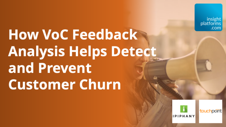 How VoC Feedback Helps Prevent Churn - Insight Platforms Ebook